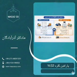 جدول مقایسه ویژگی های فنی و قیمت پارافین کلره و روغن DOP